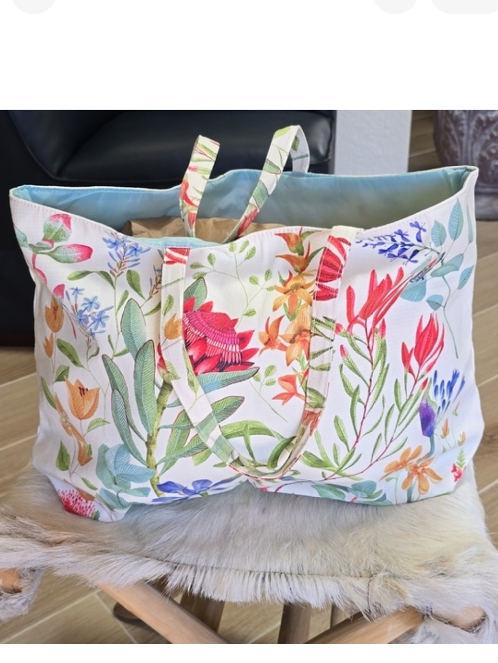 Floral Tote Bag